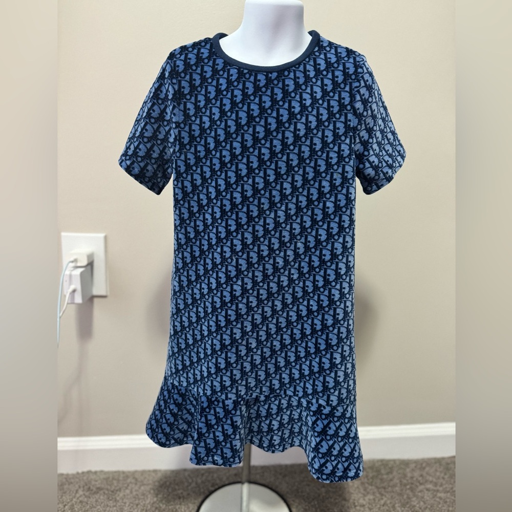 Blue Dior Dress for Girl - Size 6